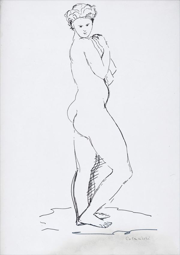 Giovanni Colacicchi - Nudo 