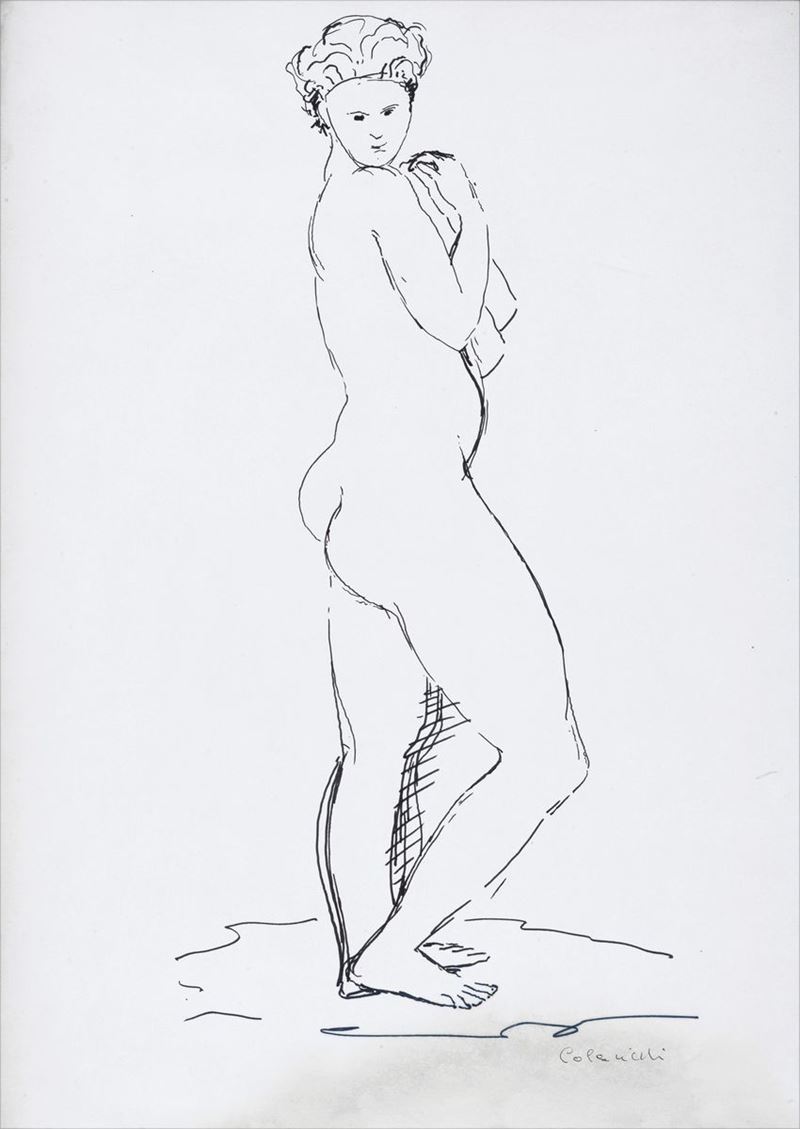 Giovanni Colacicchi - Nudo