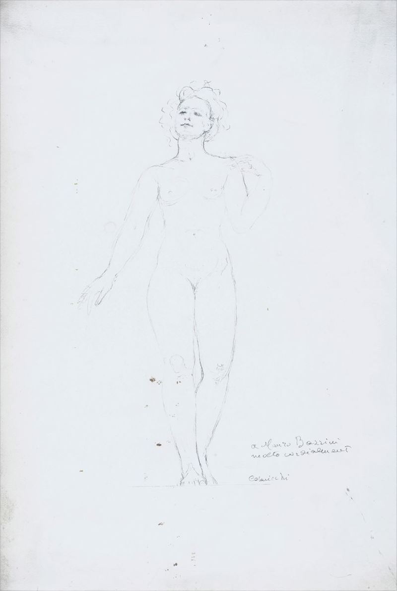 Giovanni Colacicchi - Studio per Nudo