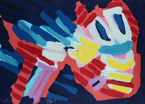 Karel Appel - Sleepy Bird