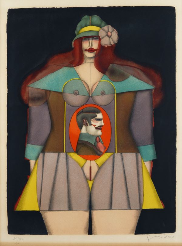 Richard Lidner - Femme au chapeau
