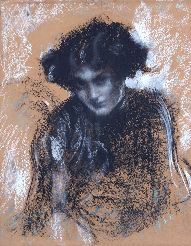 Arturo Rietti - Ritratto Femminile