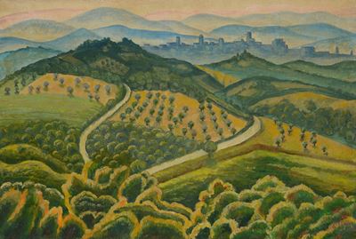 Paesaggio da Monte Malbe (prima Versione)