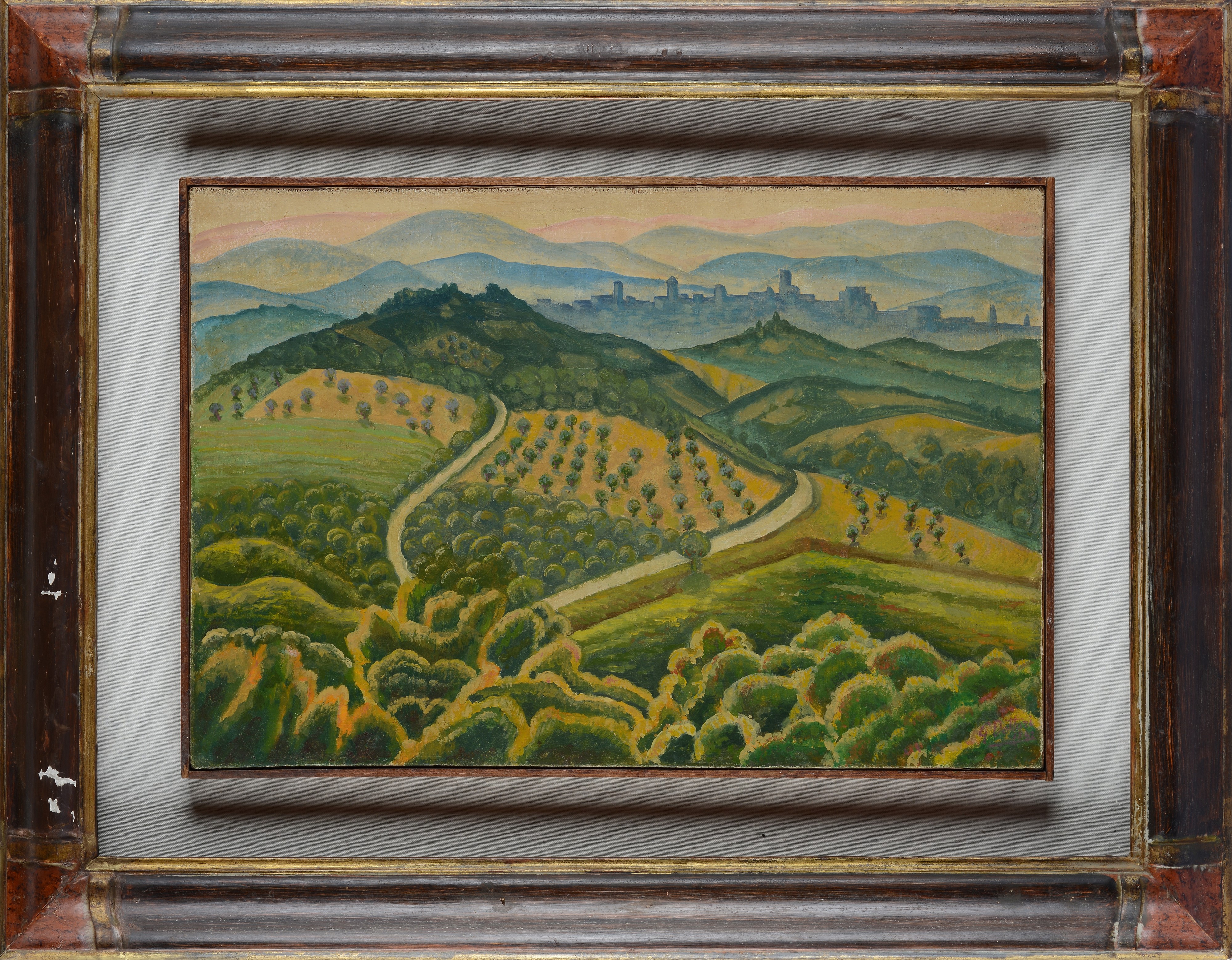 Gerardo Dottori - Paesaggio da Monte Malbe (prima Versione)