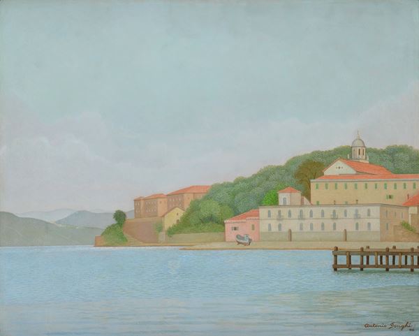 Antonio Donghi - Il golfo di La Spezia