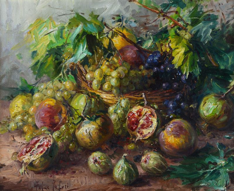 Felice Tafuri - Natura Morta con Frutta