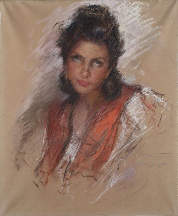 Clemente Tafuri - Ritratto di ragazza