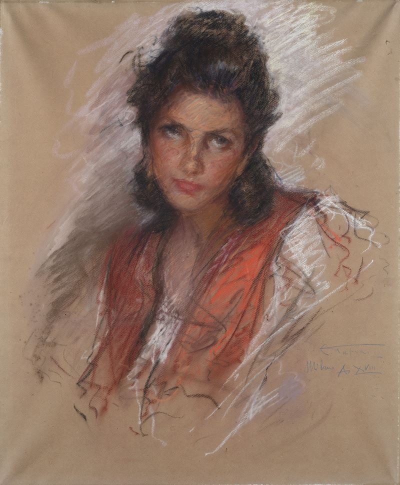 Clemente Tafuri - Ritratto di Ragazza