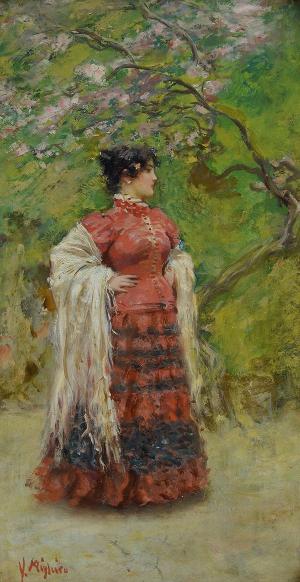 Vincenzo Migliaro - Ritratto di signora