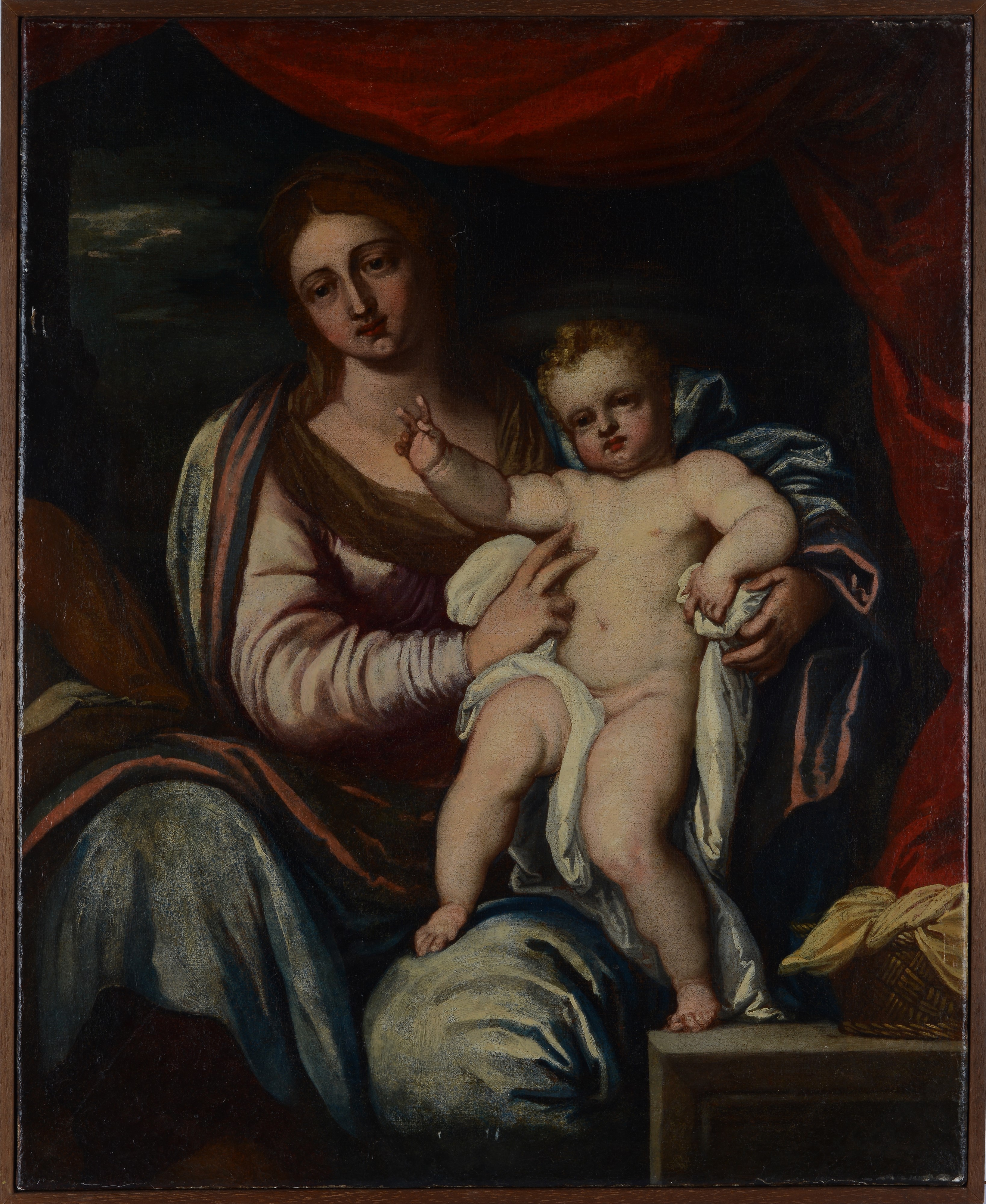 Scuola Veneta, XVII Sec. - Madonna con Bambino
