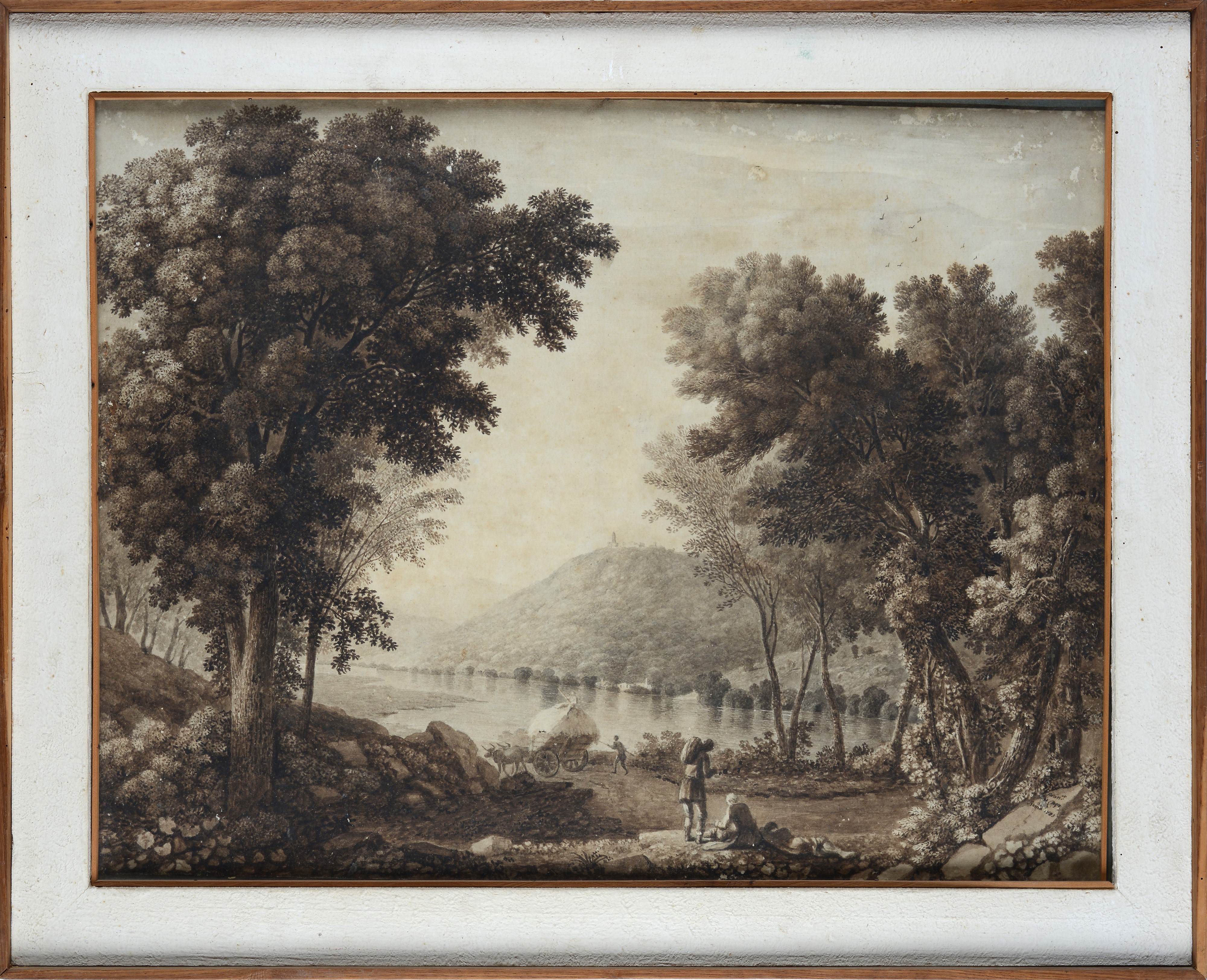 Anonimo, XIX Sec. - Paesaggio Romano