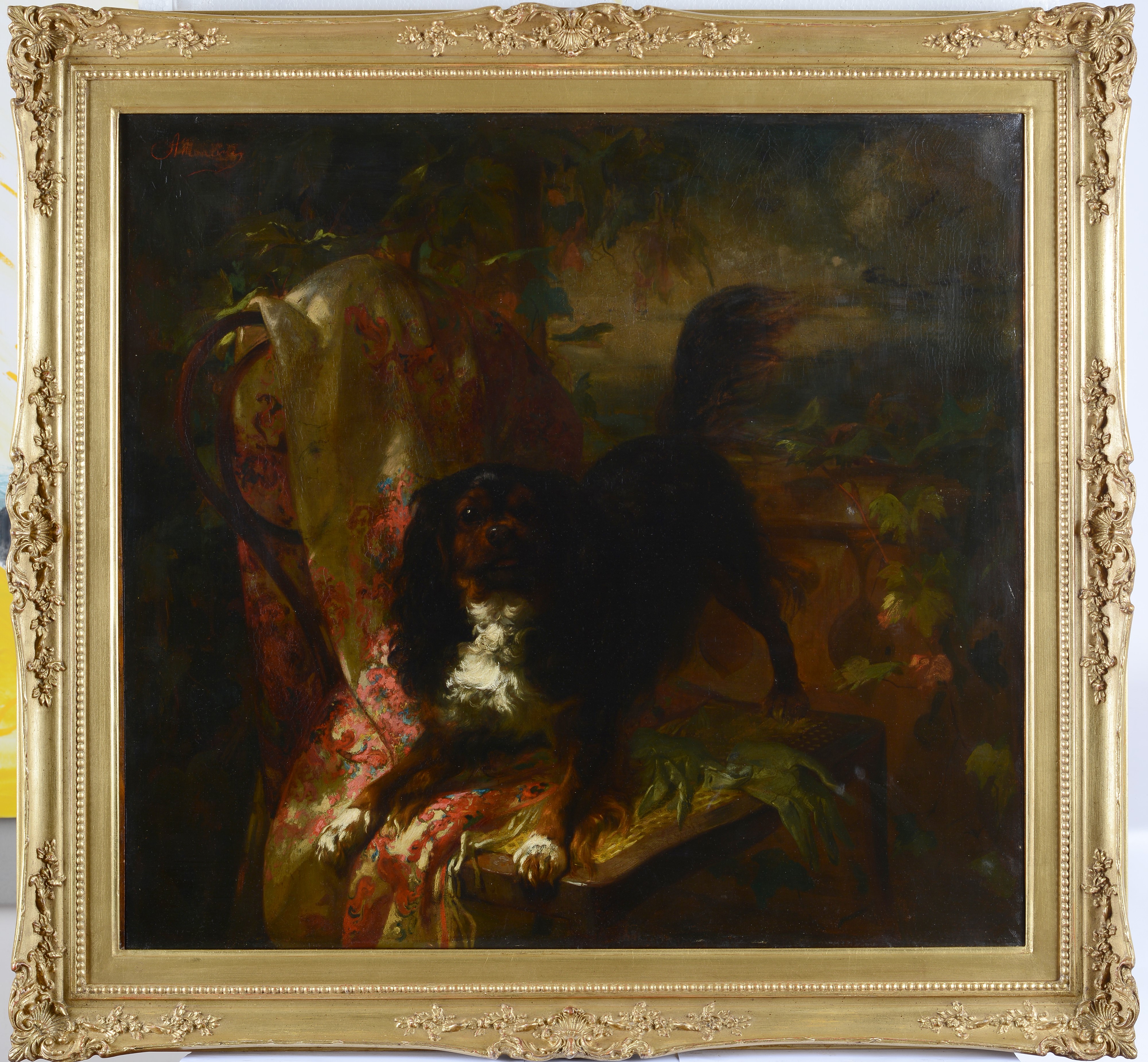 Antonio Mancini - Ritratto di Charles Spaniel
