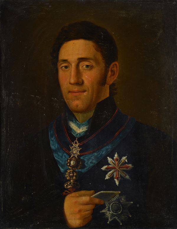 Scuola Italia Meridionale, inizi XIX sec. - Ritratto di Gaetano Ciaramelli