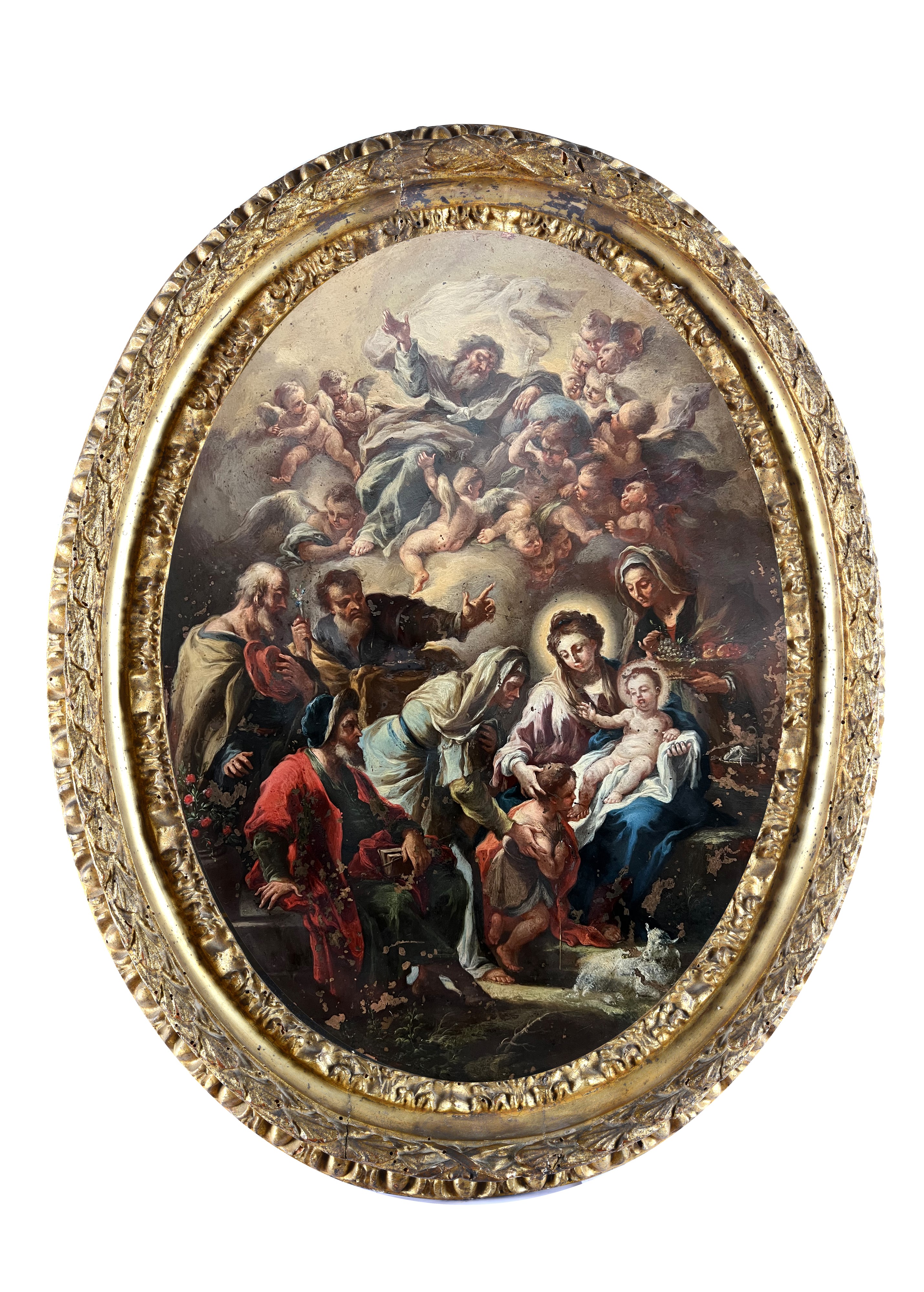 Attr. a Nicola Maria Rossi (napoli 1690-1758) - Sacra Famiglia