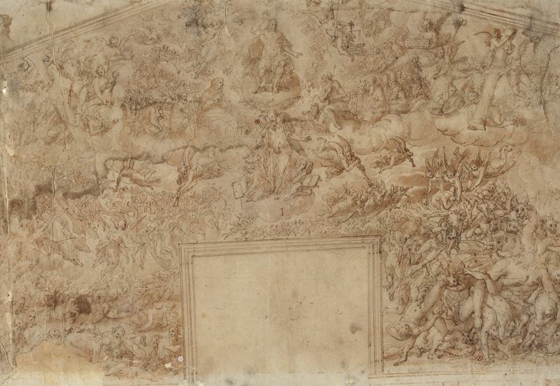 Attr. a Federico Zuccari - Giudizio Universale