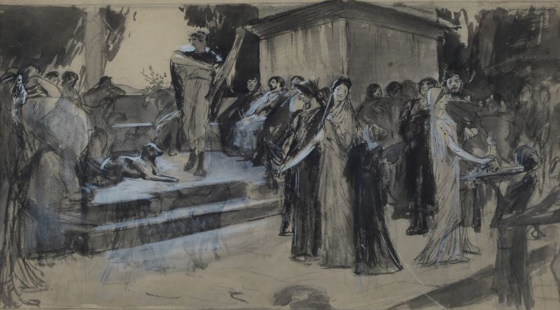 Adolf Hirémy Hirschl - Scena Classica