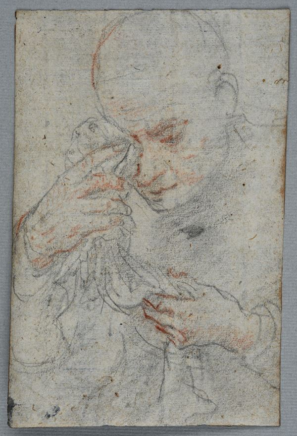 Scuola Emiliana, XVII sec. - Figura di piangente
