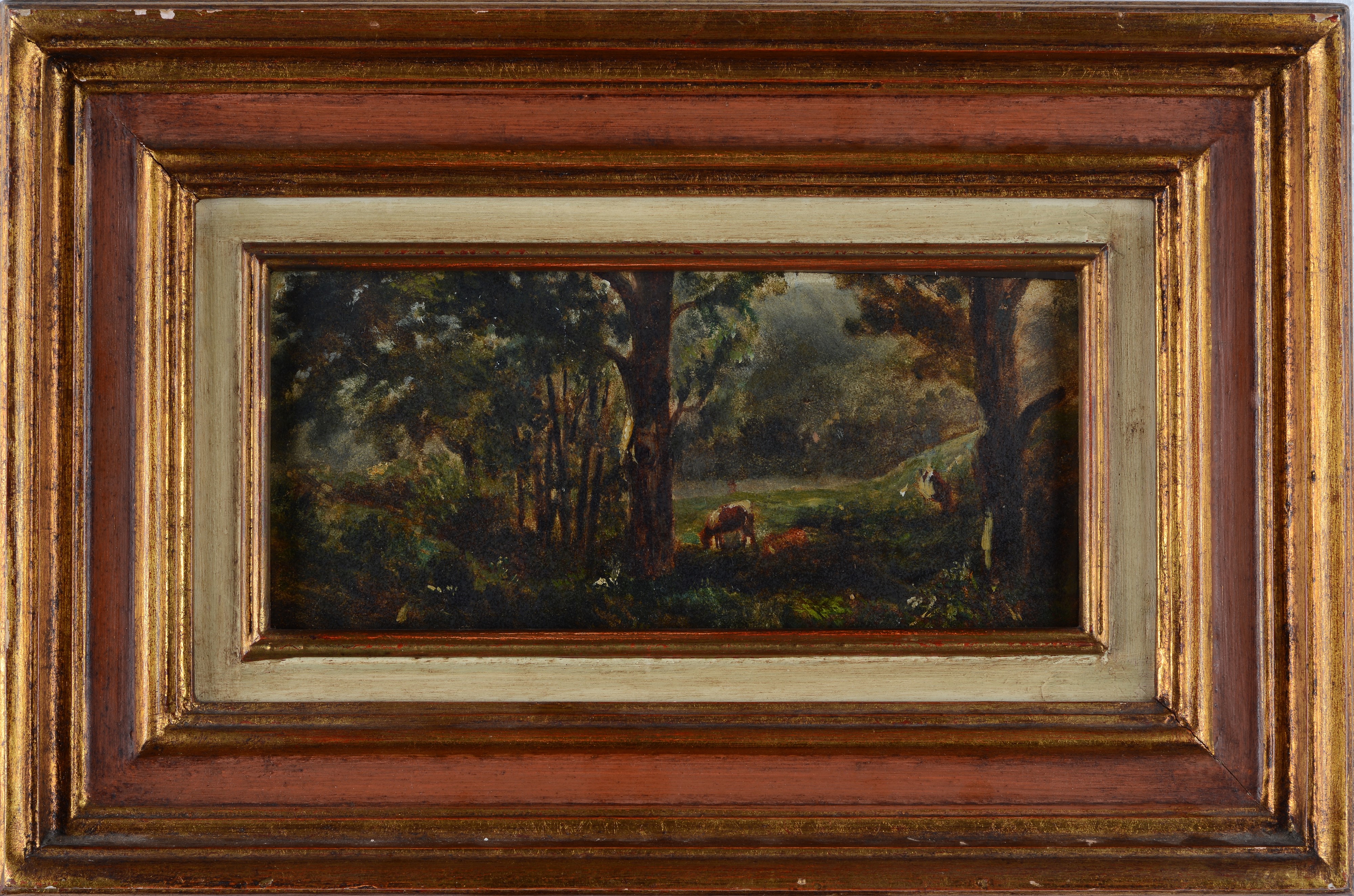 Giuseppe Palizzi - Paesaggio a Fontainebleu