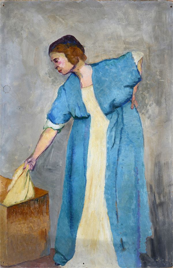 Fillide Levasti - Vittoria in the blue robe