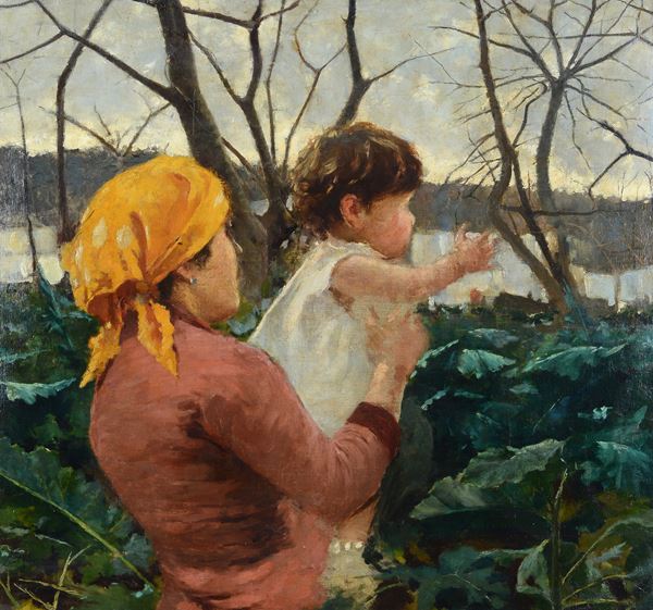 Silvestro Lega - Il saluto del fanciullo