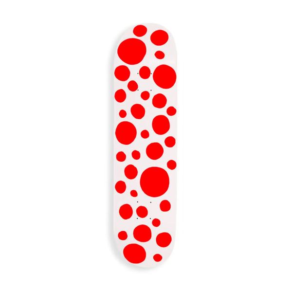 Yaoi Kusama : Red Dots Skateboards  (2018)  - Serigrafia su skateboard - Asta ARTE  [..]
