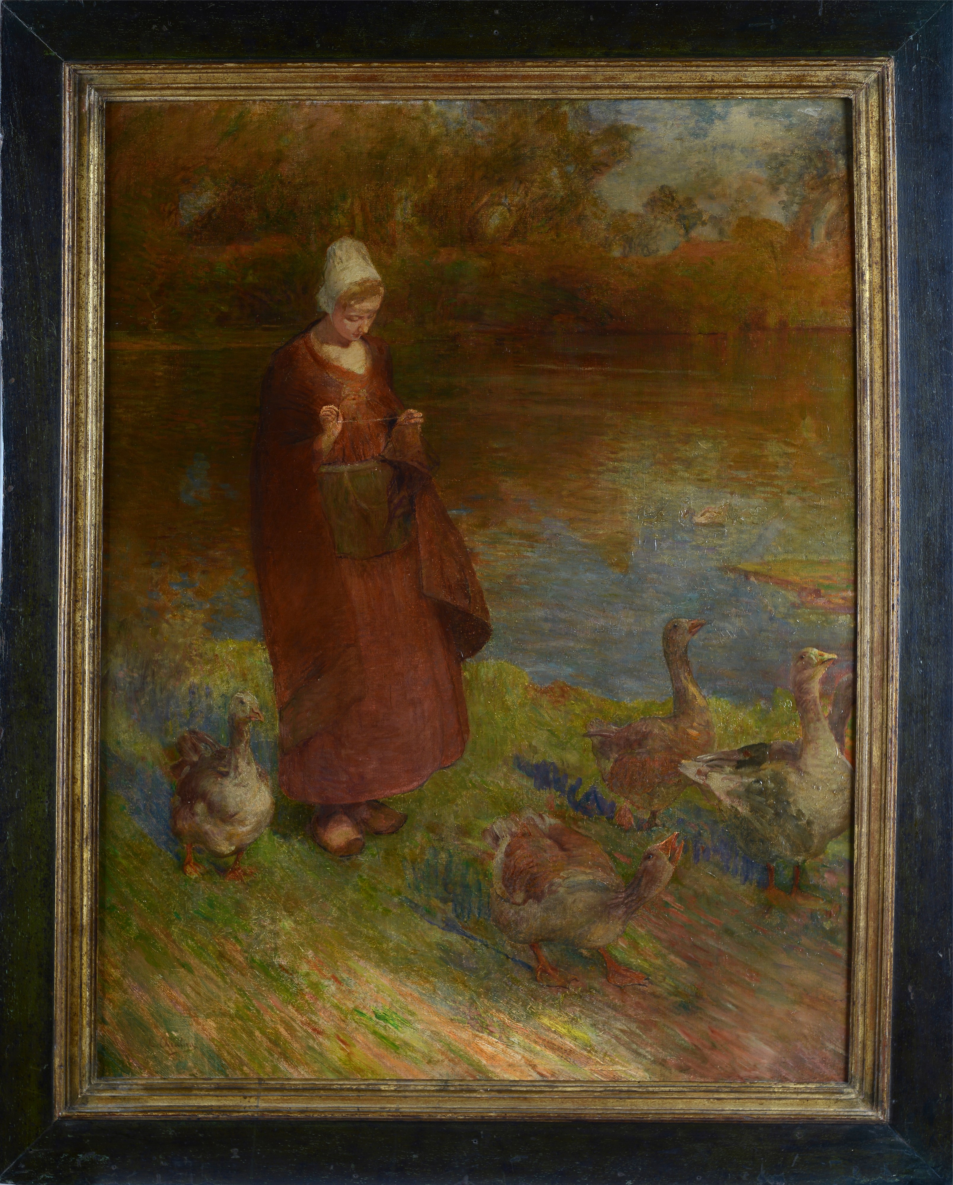 Luigi Chialiva - Guardiana di Oche
