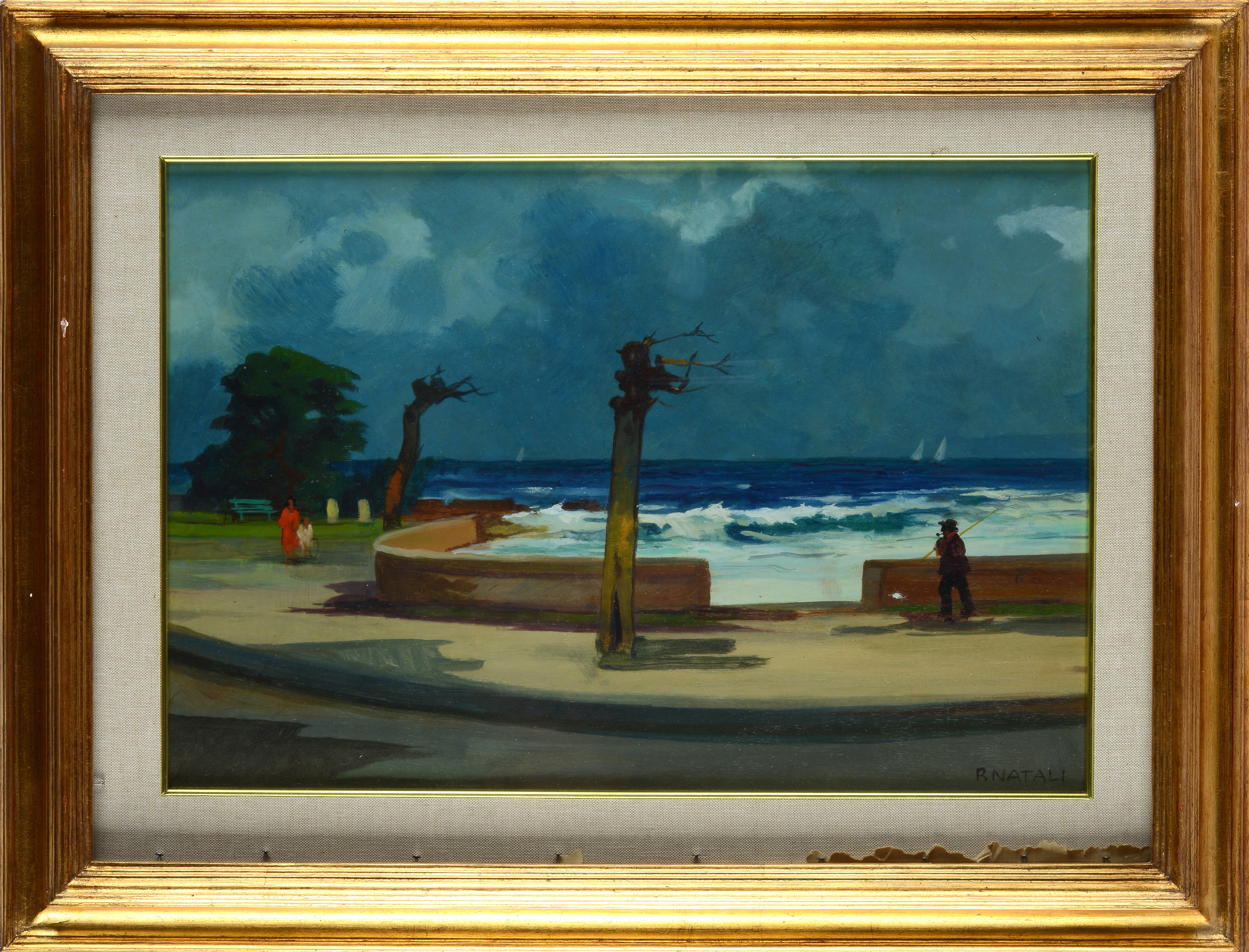 Renato Natali - Paesaggio Ad Ardenza