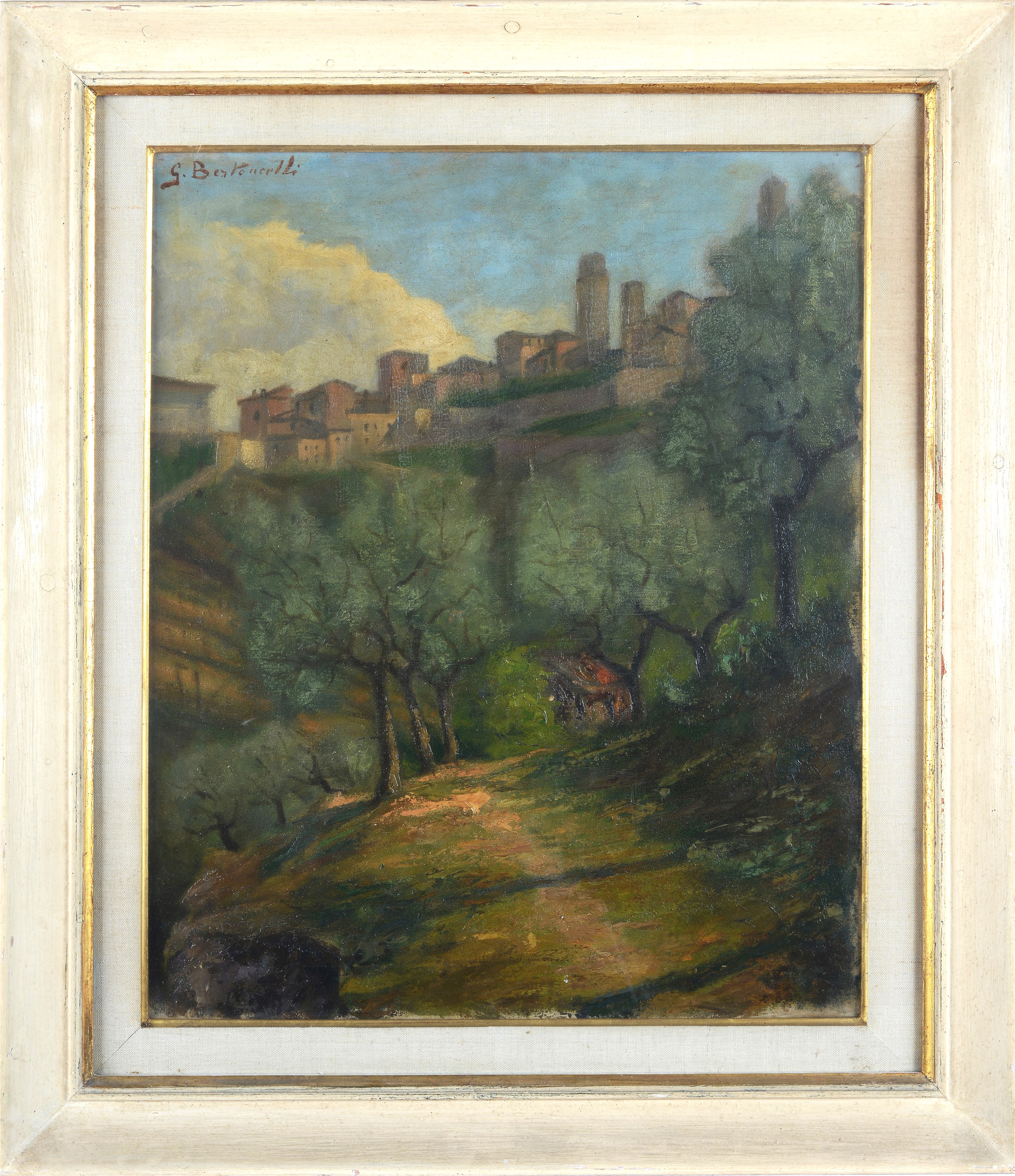 Giulio Bertoncelli - Veduta di San Gimignano