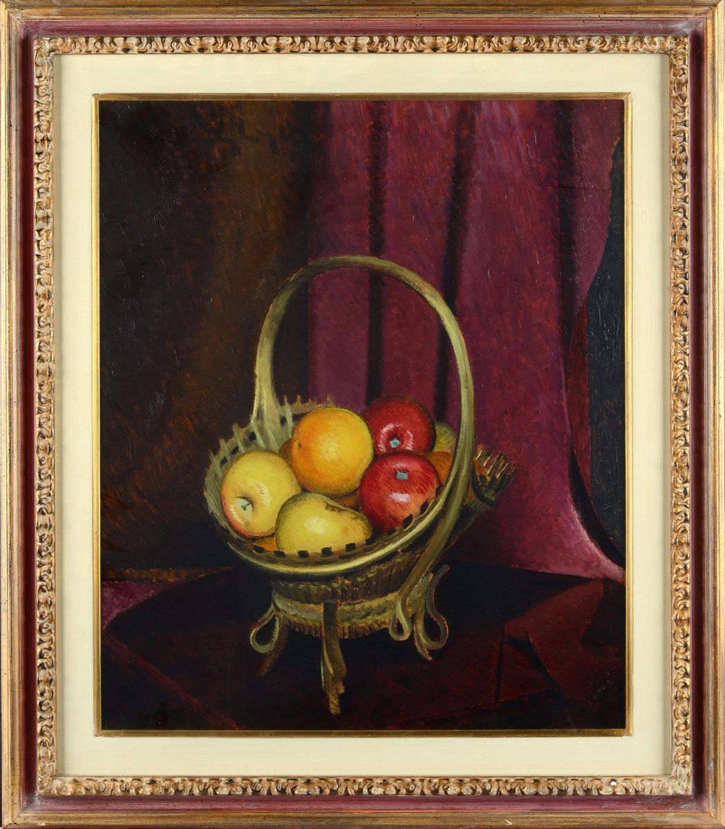 Valentino Ghiglia - Fruttiera con Mele
