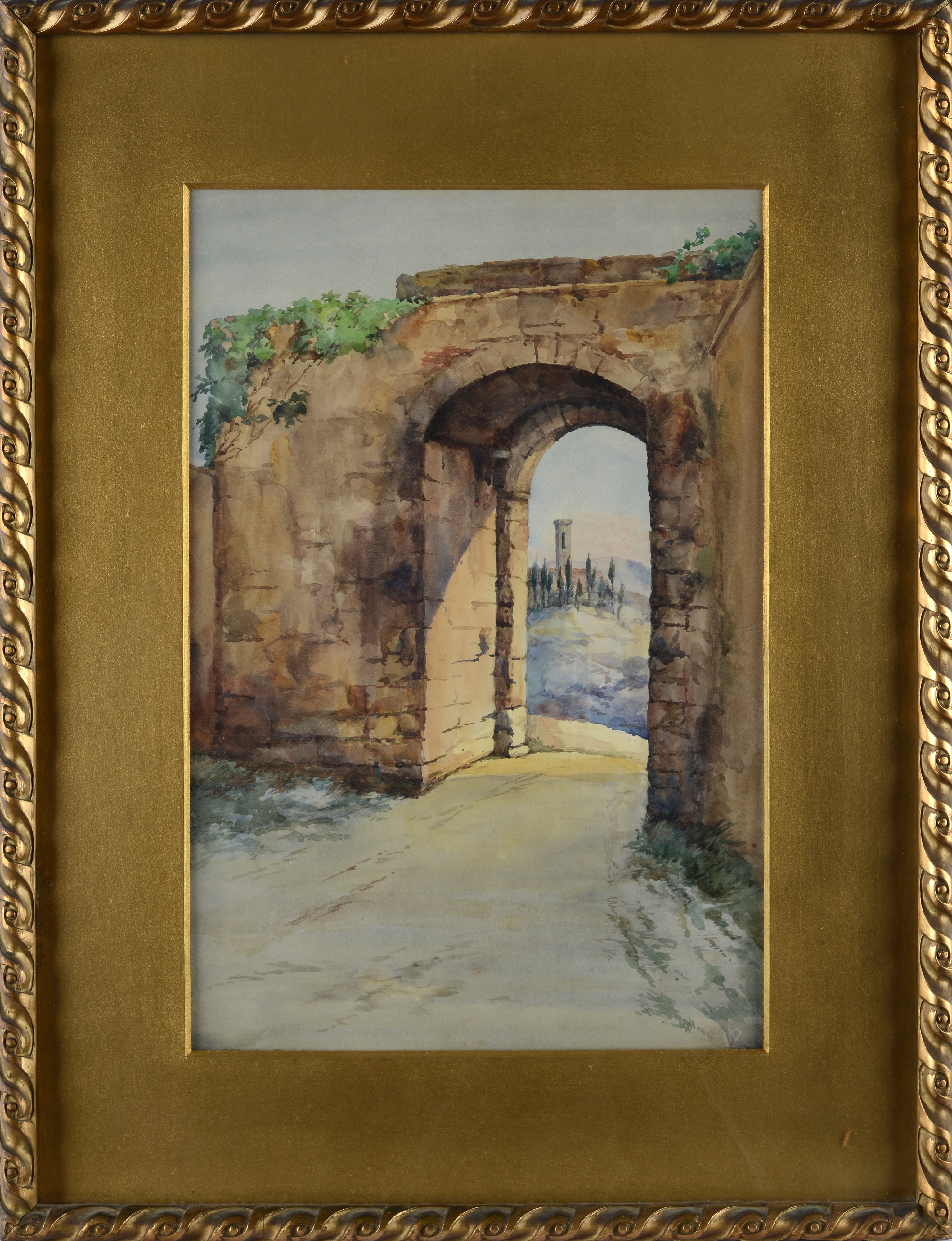 Anonimo, Inizi XX Sec. - Paesaggio con Arco