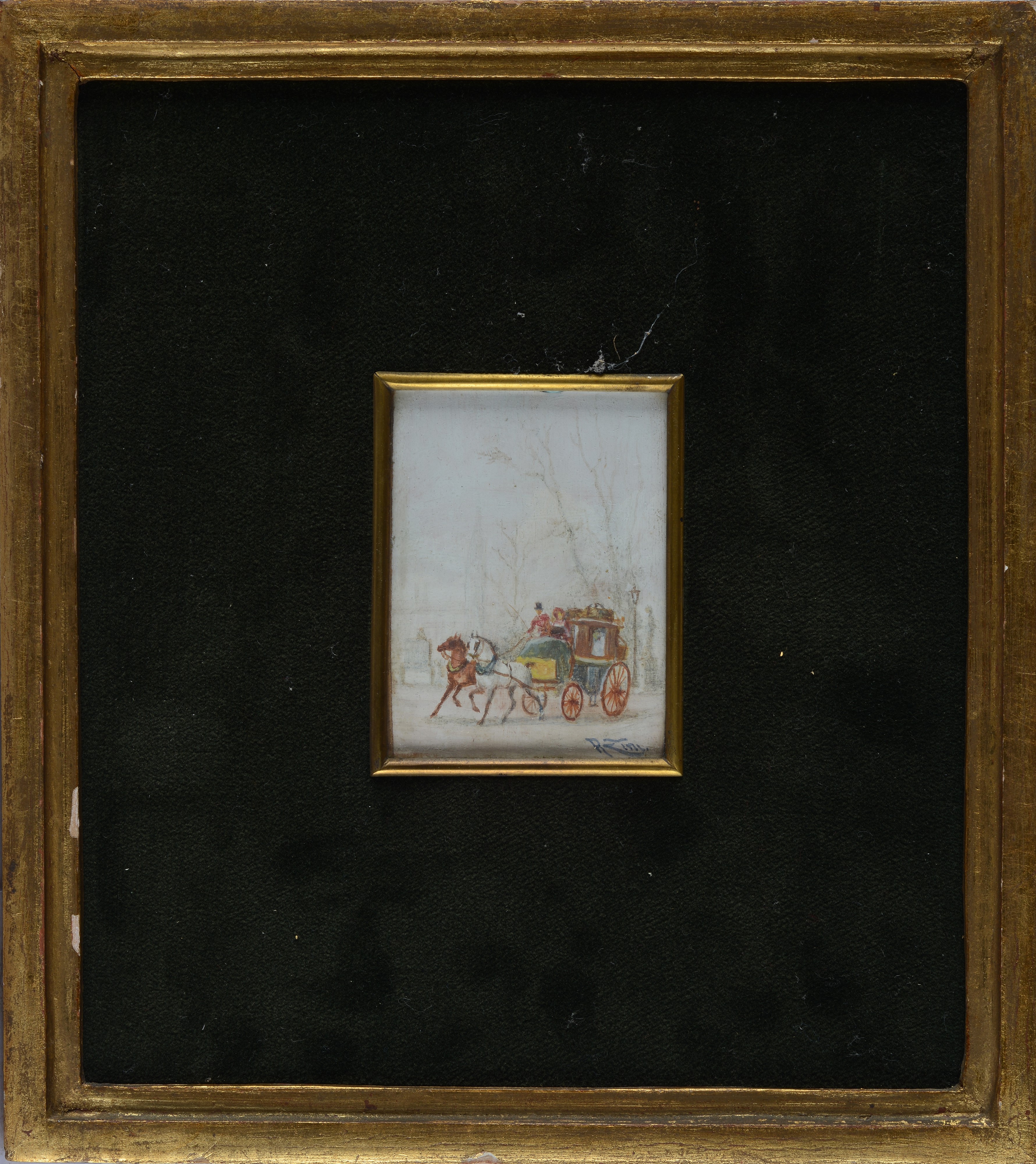 Renato Zini - Lotto Composto da Tre Piccoli Dipinti