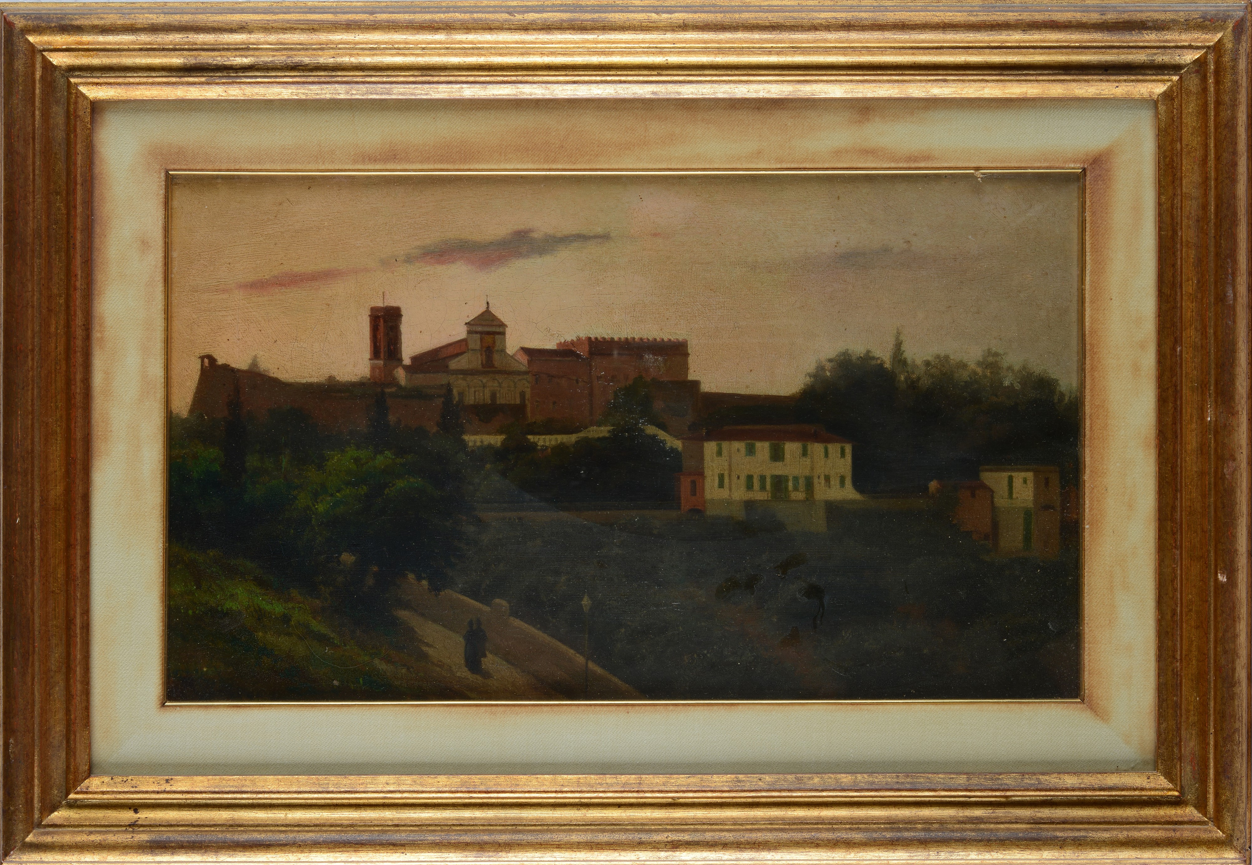 Anonimo, XIX - XX Sec. - Veduta di San Miniato al Monte