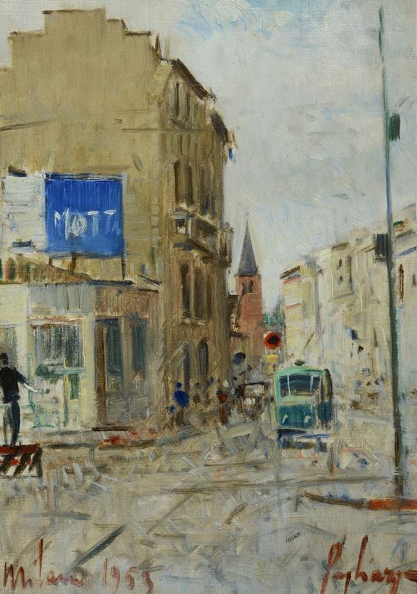 Francesco Pagliazzi - Scorcio di Milano