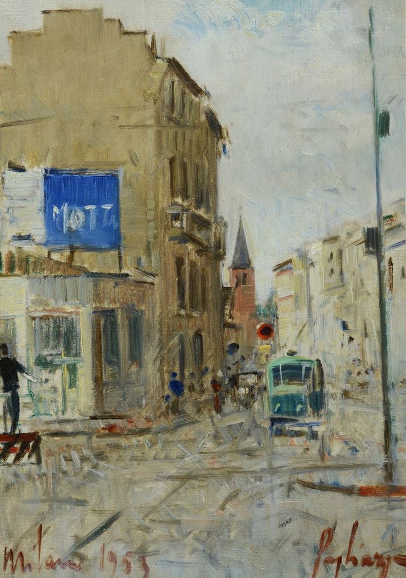 Francesco Pagliazzi - Scorcio di Milano