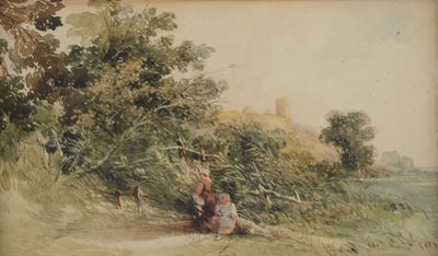 Paesaggio Campestre con Figure