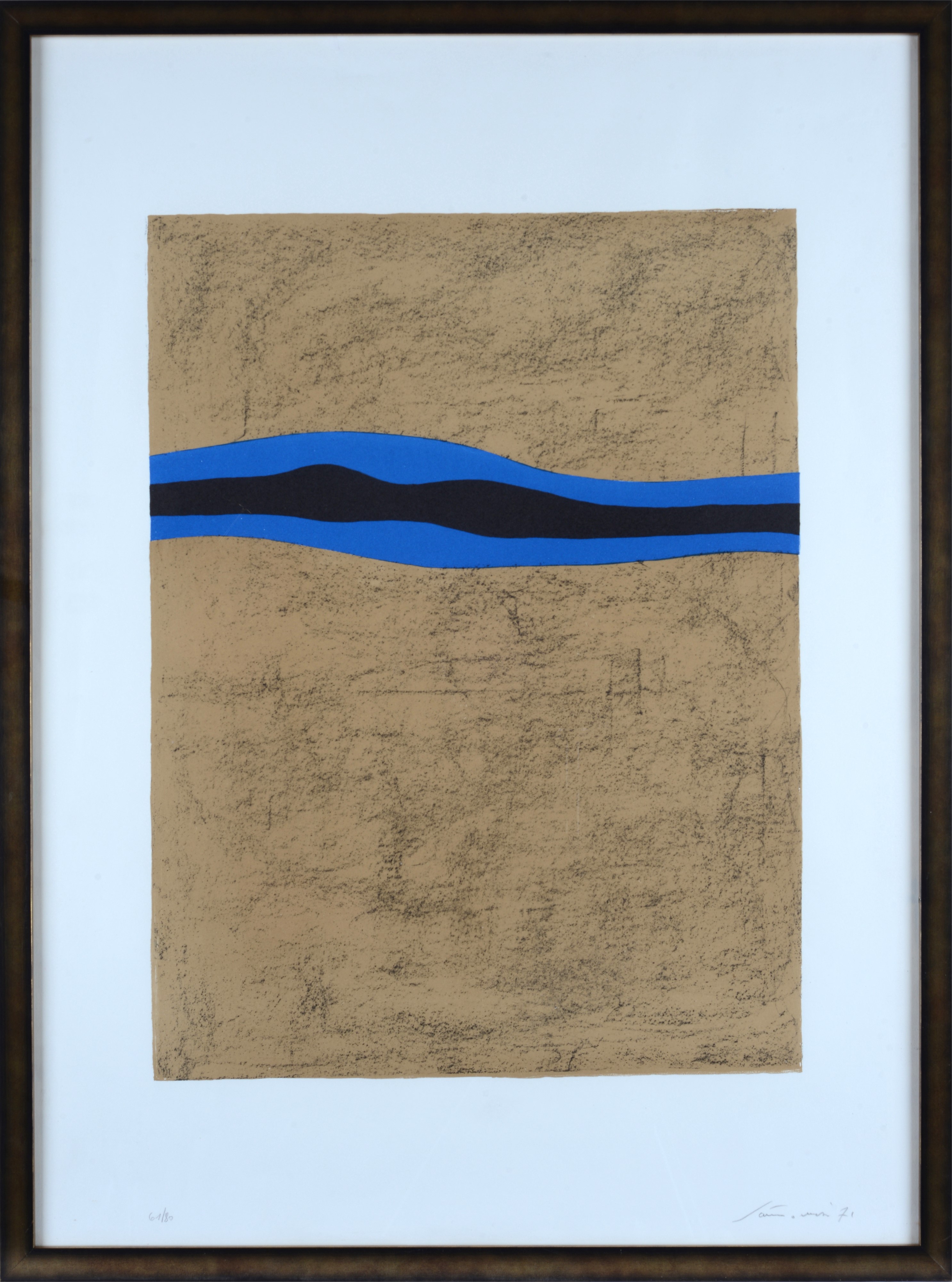 Giuseppe Santomaso - Separazione Nera e Blu