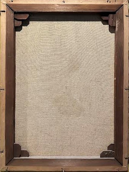 Ritratto di giovane donna con cesto di fiori