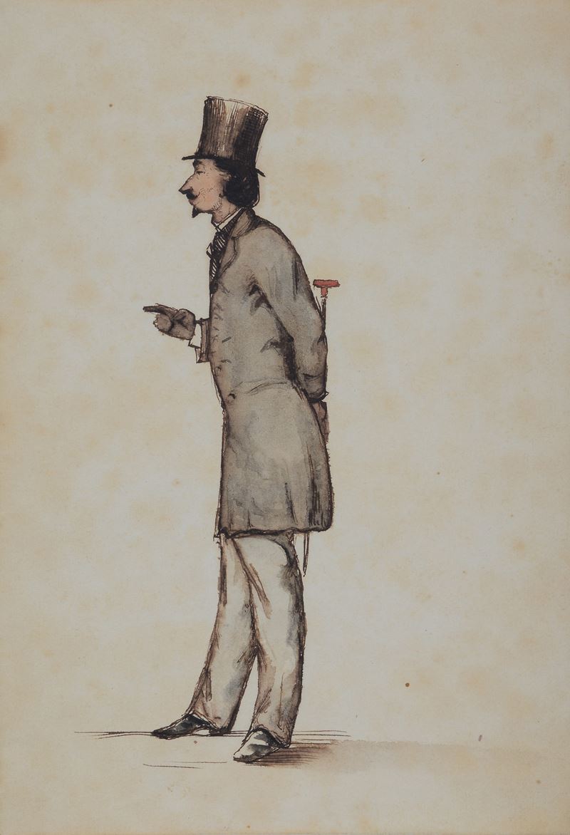Anonimo, XIX Sec. - Gentiluomo