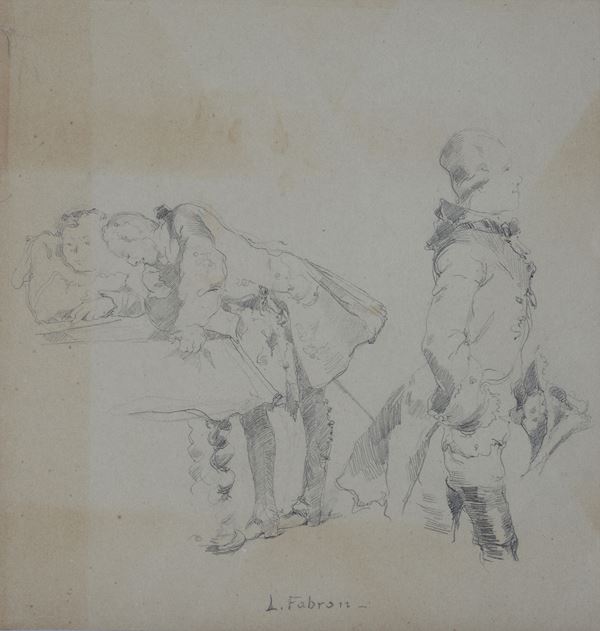 Luigi Fabron - eighteenth-century figures