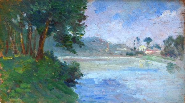 Francesco Fanelli - Paesaggio lacustre