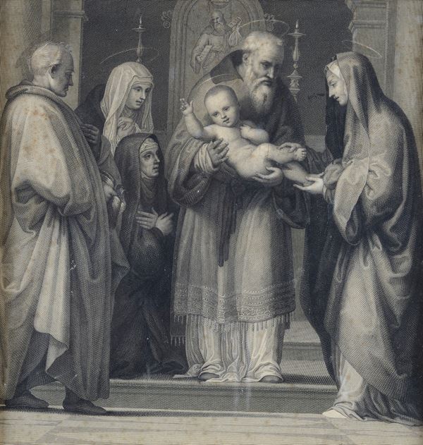 Anonimo, XVIII sec. - Circoncisione di Gesù Bambino (da Mariotto Albertinelli)