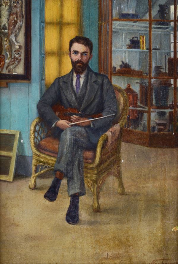 Anonimo, XX sec. - Portrait of a naturalist