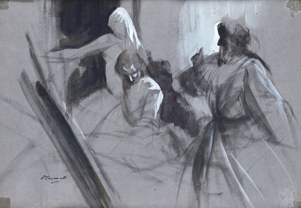 Anonimo, XIX - XX sec. - Arab figures