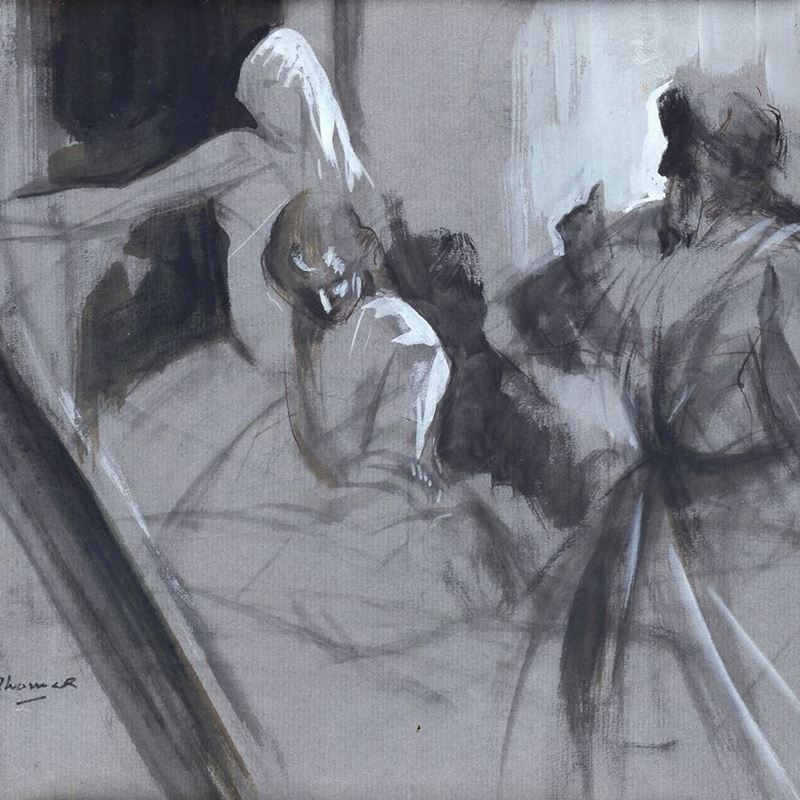 Anonimo, XIX - XX Sec. - Figure Arabe