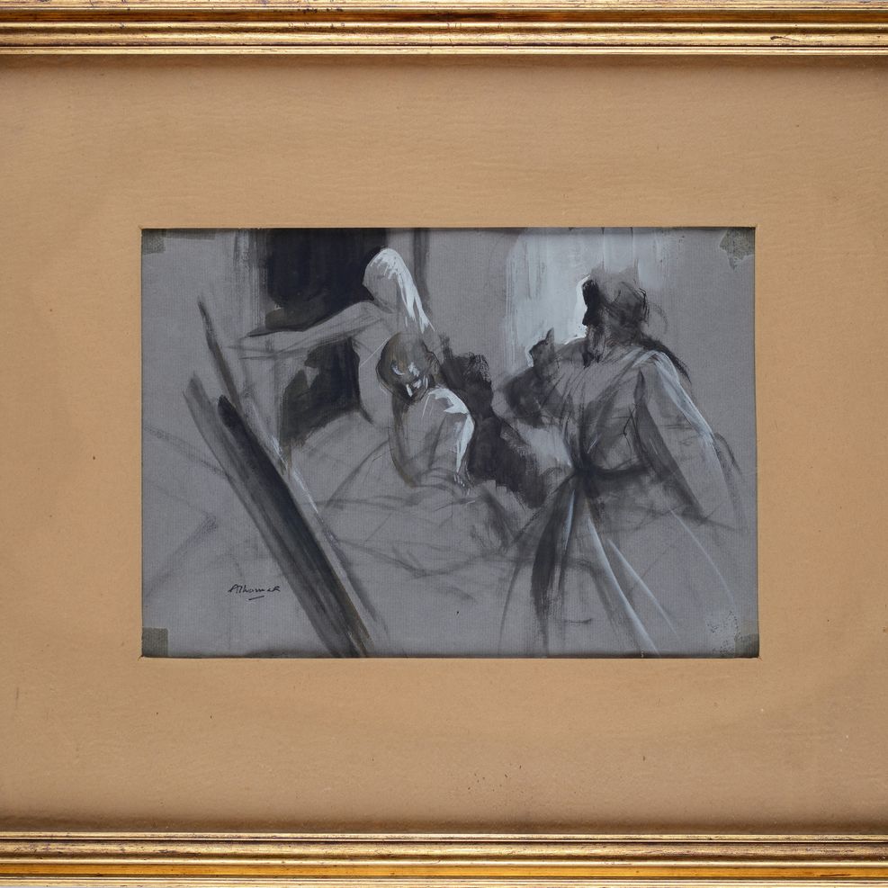 Anonimo, XIX - XX Sec. - Figure Arabe
