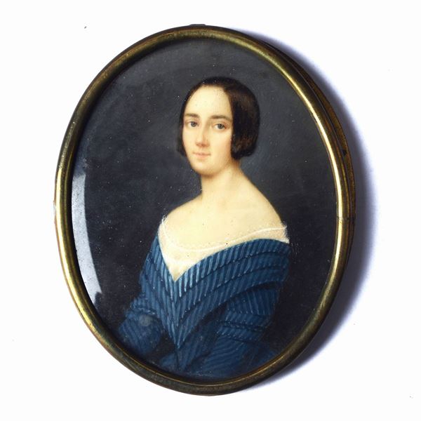 Anonimo, XIX sec. - Ritratto di signora