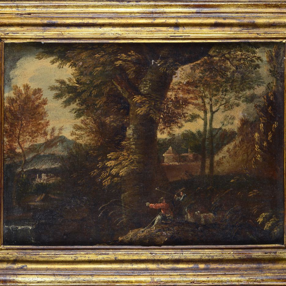 Scuola Olandese, XVIII Sec. - Caccia