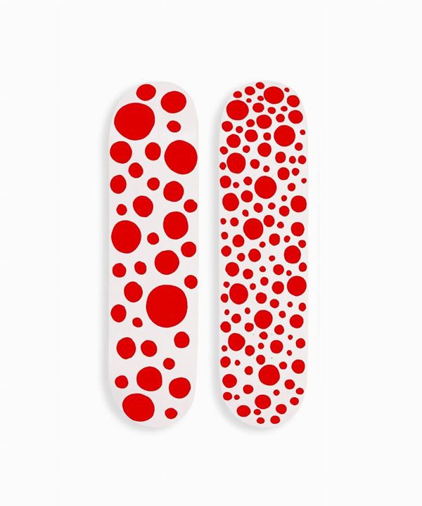 Yaoi Kusama - YELLOW DOTS SKATEBOARDS, 2018