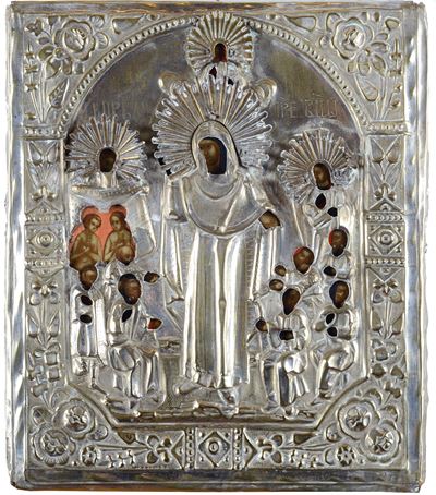 Icona con Vergine Maria