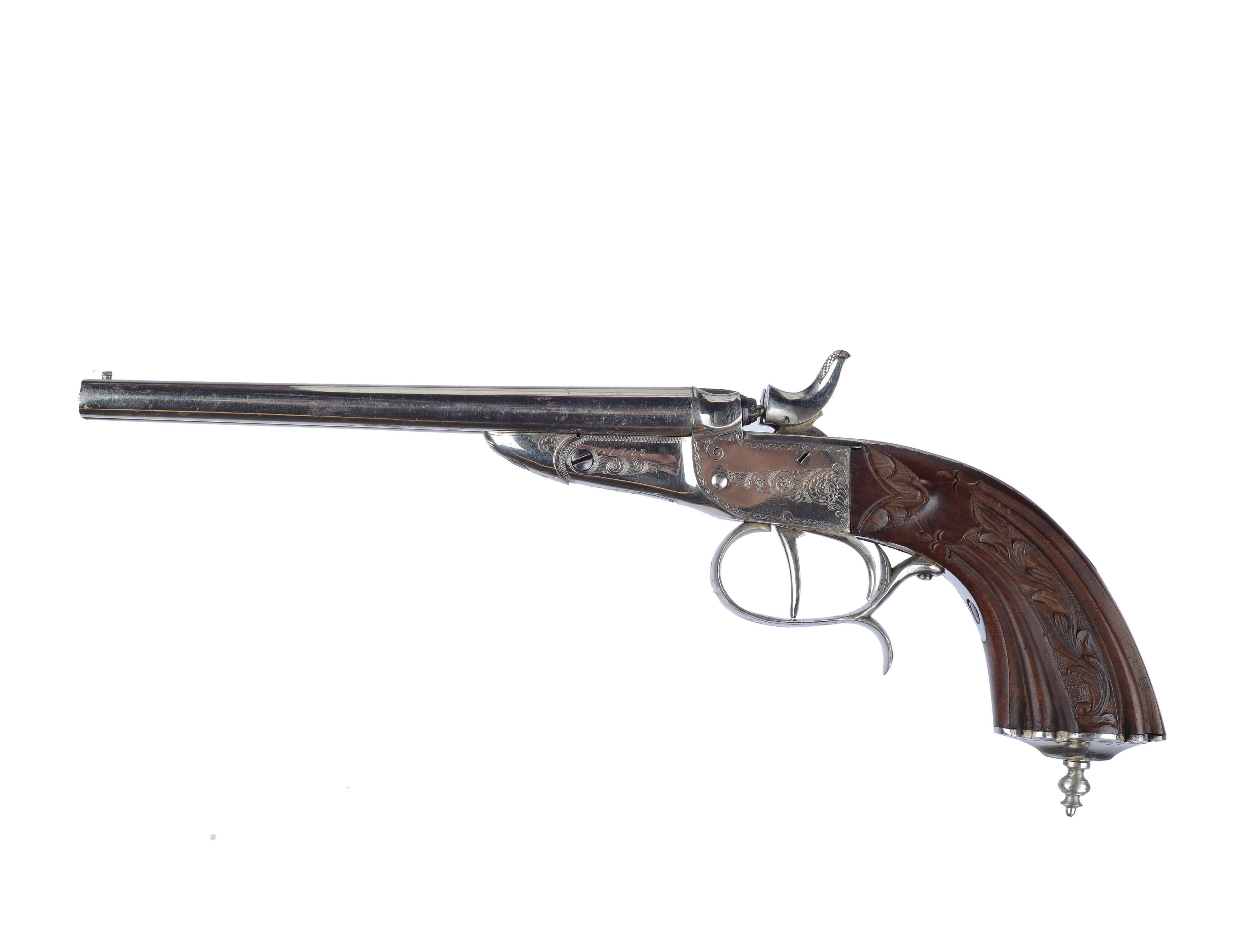 Elegante Pistola a Retrocarica a Due Colpi